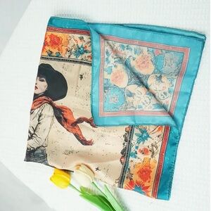 Western Themed Horse Riding Scarf